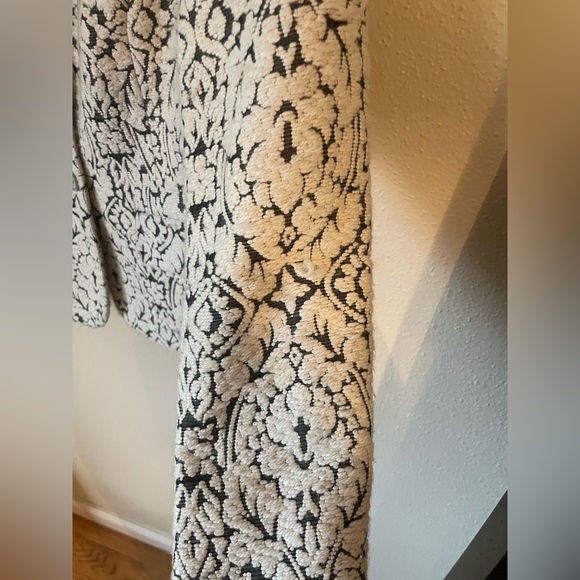 Chicos Talbots Textured Tapestry Button Blazer Jacket - Picture 6 of 6